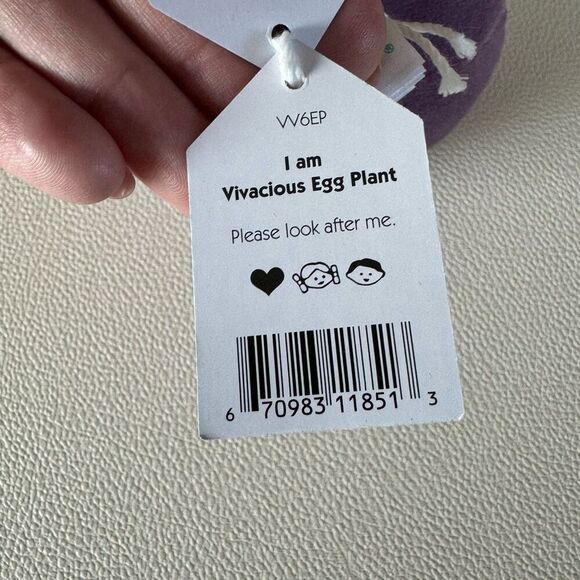 Jellycat Eggplant NEW Amuseables FAST SHIP Vegetables - Picture 6 of 6